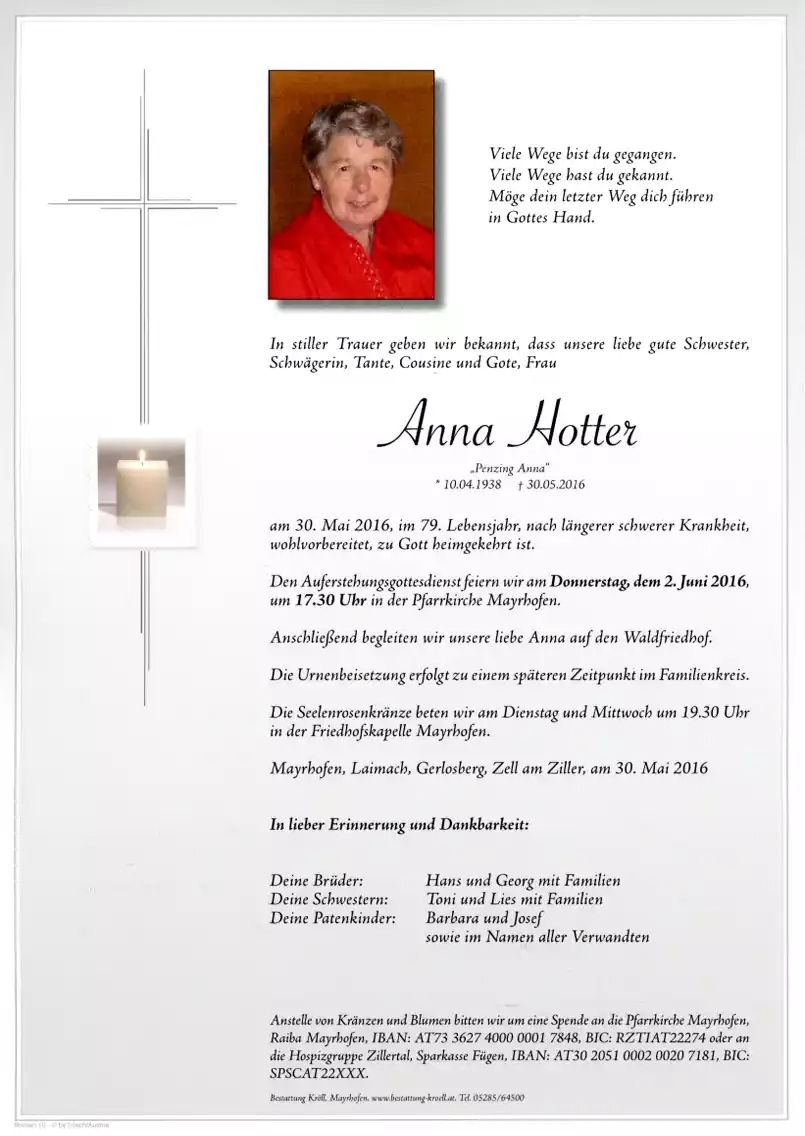 Parte von Anna Hotter